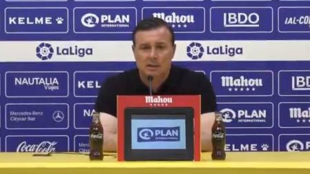 Cristóbal, técnico del Alcorcón: "Jugar contra Osasuna es una motivación extra"
