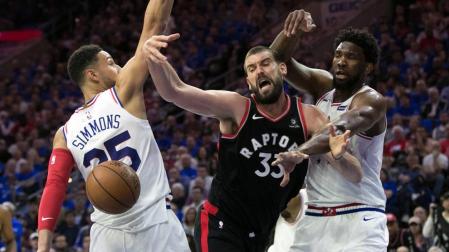Embiid funde a Marc Gasol y pone a los Sixers por delante