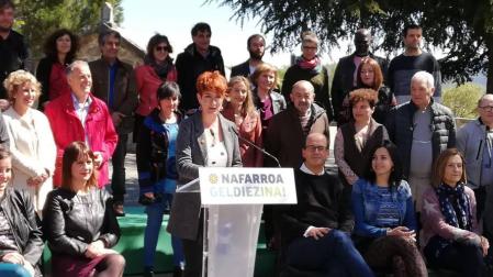 EH Bildu presenta en Pamplona su lista al Parlamento de Navarra