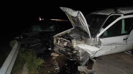 Dos heridos en una colisión con tres vehículos implicados en Arróniz
