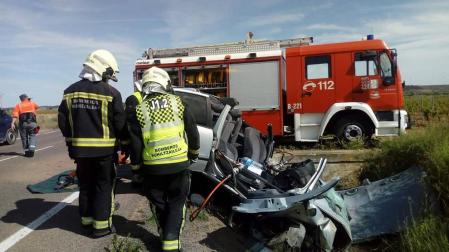 Herido muy grave un joven de 23 años tras accidentarse en Corella