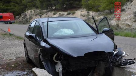 Muere un vecino de Valtierra al salirse de la vía y chocar contra una arqueta de hormigón