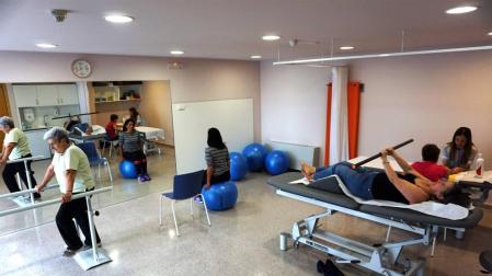 La nueva sala-gimnasio del Centro de Salud de Cintruénigo.