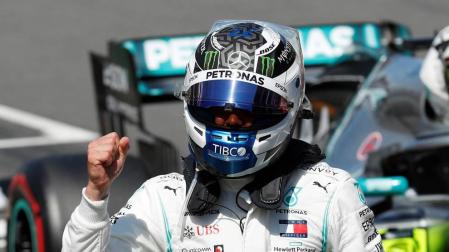 Bottas encabeza otra primera fila de Mercedes en Montmeló