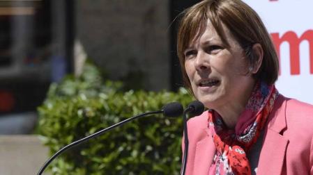 Barkos en Tudela: "Nuestra bandera es la del futuro"