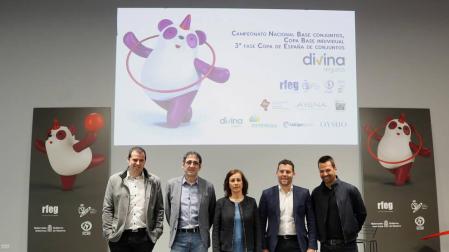 Presentación del Campeonato Nacional Base de Conjuntos, de la Copa Base Individual y de la Tercera Fase de la Copa de España de Conjuntos de Gimnasia Rítmica 2019 en Pamplona