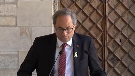 Torra acusa a la Junta Electoral Central de ser “parcial” tras declarar ante el TSJC