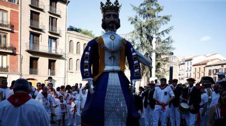 Recorrido del 6 de julio de 2018 de la Comparsa de Gigantes y Cabezudos de Pamplona