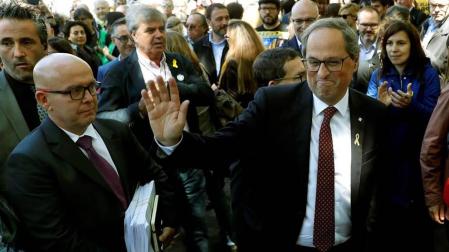 Torra considera nula su causa por los lazos pero pagará "el precio"