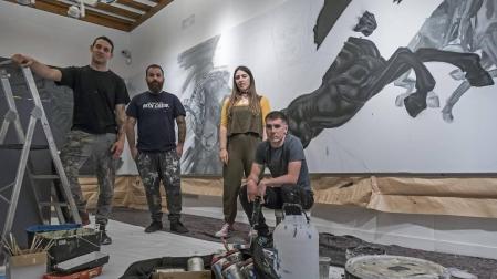 Estella enfoca las guerras carlistas desde el prisma del arte urbano