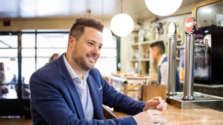 El candidato de Navarra Suma a la Alcaldía de Tudela, Alejandro Toquero