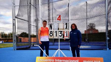 El navarro Manu Quijera bate el récord de España de jabalina con 81,31
