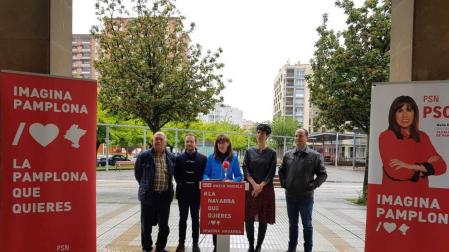 El PSN plantea medidas de "calmado de tráfico" y más Policía Municipal en Pamplona