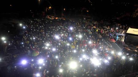 Funes celebra la II Carrera de las Luciérnagas con 800 participantes