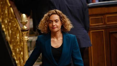 Meritxell Batet durante la sesión constitutiva del Congreso de los Diputados en la que ha sido elegida presidenta de la Cámara