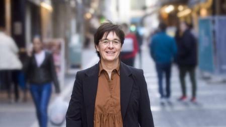 La candidata de I-E a la Alcaldía de Pamplona, Edurne Eguino