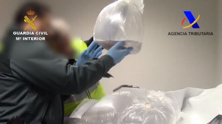 Interceptados en Barajas 310 kilos de angulas que iban a ser exportadas a Asia