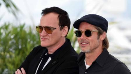 La atención estuvo puesta en los actores, que trabajaban juntos por primera vez en el filme de Tarantino