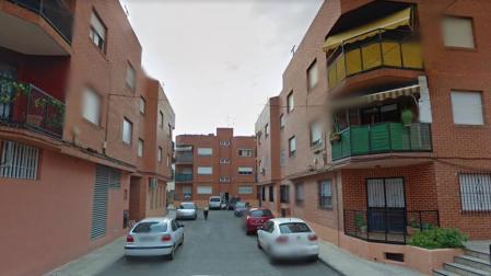 Calle en la que fue hallada la bebe en San Javier (Murcia)