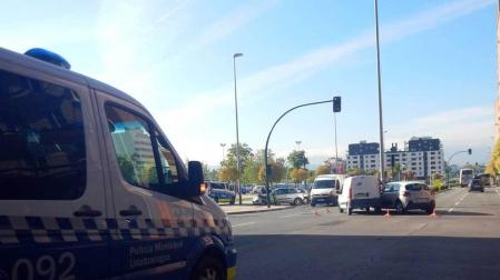Accidente en la avenida de Zaragoza con Buenaventura Iñiguez.
