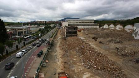 La antigua fábrica de Super Ser, reducida a escombros