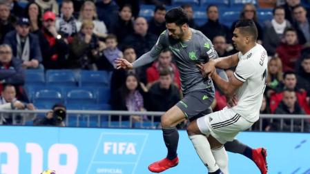 Mikel Merino reivindica el "mérito" de la Real Sociedad en el Bernabéu