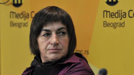 Staša Zajovic, activista feminista, reconocida por su compromiso con la paz