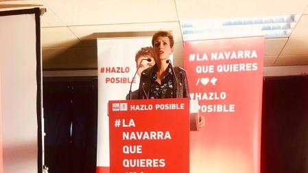Chivite finaliza la campaña destacando el regreso del orgullo "de ser socialista"