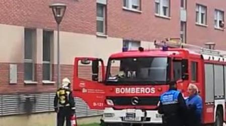 Incendio de un garaje en Buztintxuri