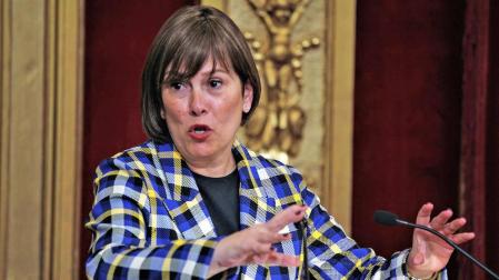 Uxue Barkos, presidenta del Gobierno de Navarra.