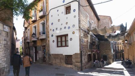 Un cordero en moto por Tudela