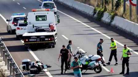 Fallece un guardia civil en la persecución de un coche cargado con 200 kilos hachís