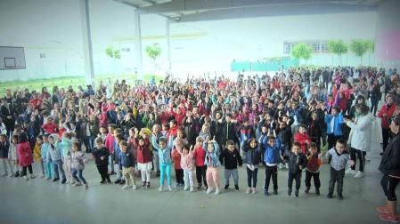 El colegio de Milagro 'baila' a favor de Anfas