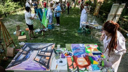 El paseo del Arga se convirtió en Museo