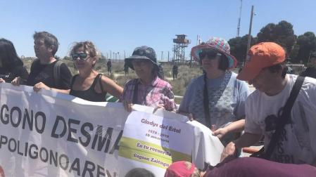 Unas 300 personas, en la XXXI Marcha contra el polígono de tiro de las Bardenas