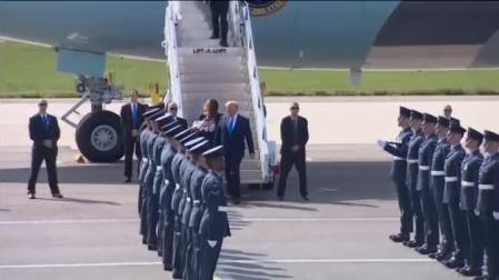 Trump llega a Londres para su visita de Estado