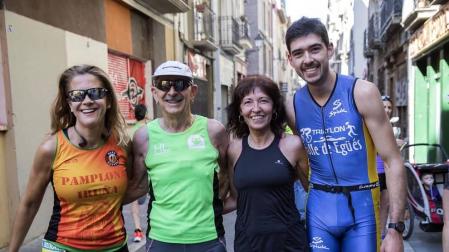 Javier Nagore e Inma Sainz se proclamaron el domingo vencedores del 'XII Cross de la Peña Aldapa'