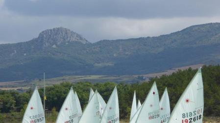 En el embalse de Alloz