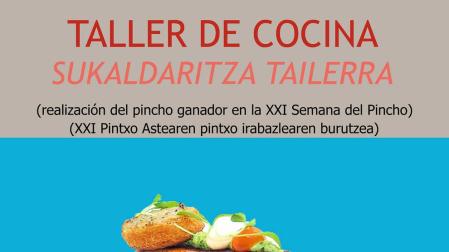 El ganador de la XXI Semana del Pincho de Navarra llega a la Casa de la Juventud