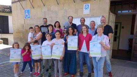 Un momento de la presentación del Día del Medioambiente en Mendigorría.