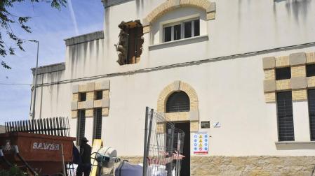 Artajona espera estrenar en septiembre el ascensor del antiguo matadero