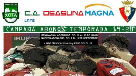 El 'Abono universal', novedad de la campaña de abonados de Osasuna Magna