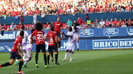 Imágenes del partido disputado en El Sadar entre el Osasuna y el Numancia el 30 de septiembre de 2018.
