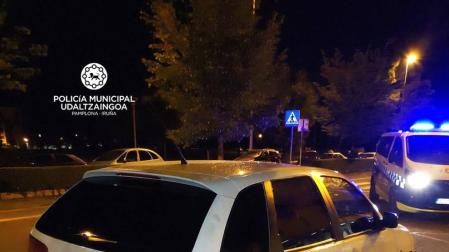 Imagen del coche, publicada por Policía Municipal.