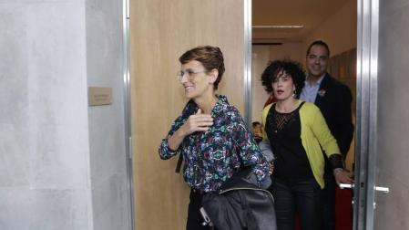 María Chivite (PSN), reunida con Podemos dentro de su ronda de contactos