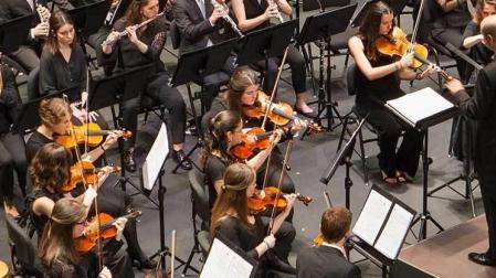 La Orquesta Sinfónica de la Universidad de Navarra.