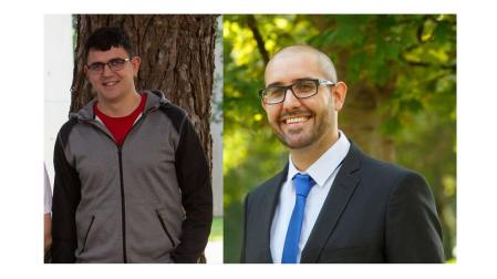 Eduardo Berrueta, a la izquierda, y Fernando Teberio, a la derecha, los premiados.