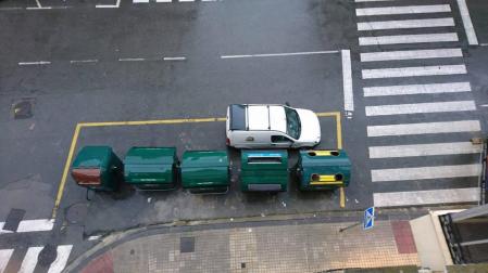 El “peligroso” paso de peatones de la calle Joaquín Beunza alerta a los vecinos