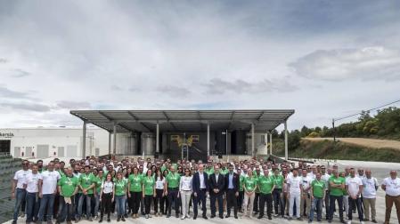 El grupo Kersia inaugura su planta de Estella con siete trabajadores