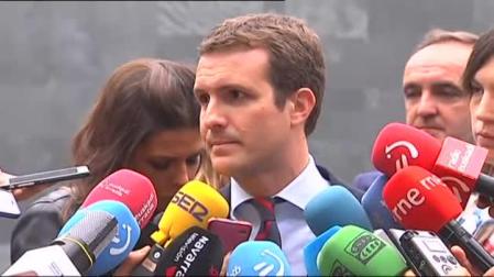 Casado: "Sánchez no puede comprar un gobierno autonómico, vendiendo Navarra"